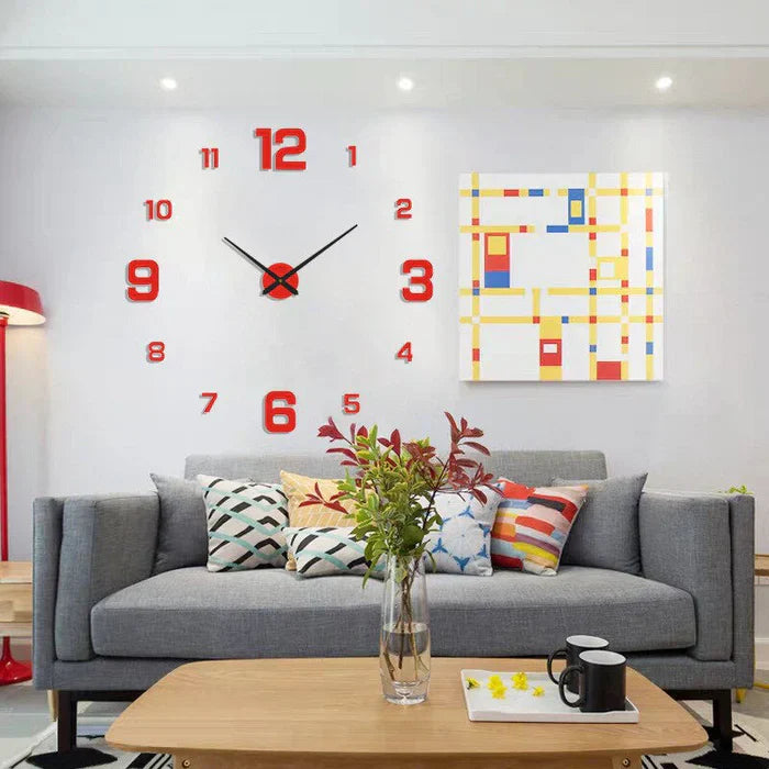 Moderne Design-Wanduhr für kreative Wandgestaltung
