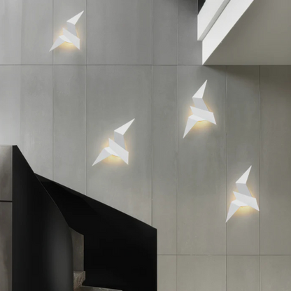 Origami Wandlampe | Moderne LED Wandbeleuchtung Für Innenräume