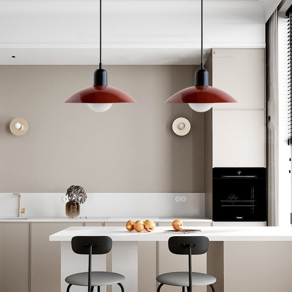 Macaron Bauhaus Pendelleuchte Schweiz | Farbige Glaslampe Modern