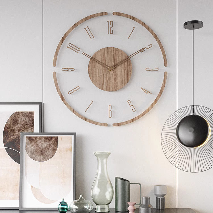 Minimalistische Wanduhr Aus Holz – Stilvolle Wanddekoration Für Jedes Zuhause