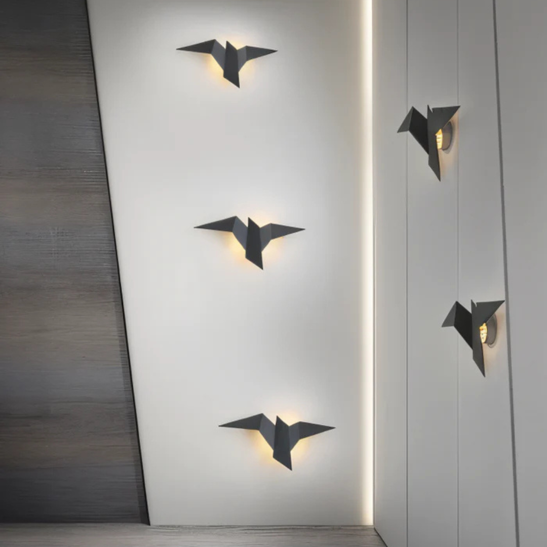 Origami Wandlampe | Moderne LED Wandbeleuchtung Für Innenräume