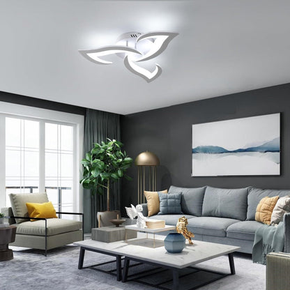 LED Deckenleuchte In Blumenform | Für Wohnzimmer