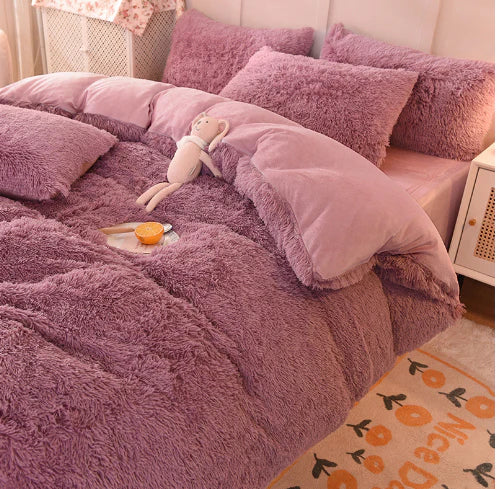 Bettwäsche Set In Bonbonfarben | Flauschig