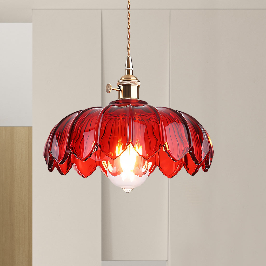Rustic Tulip Glass Pendelleuchte | Landhausstil Beleuchtung Für Ihr Zuhause