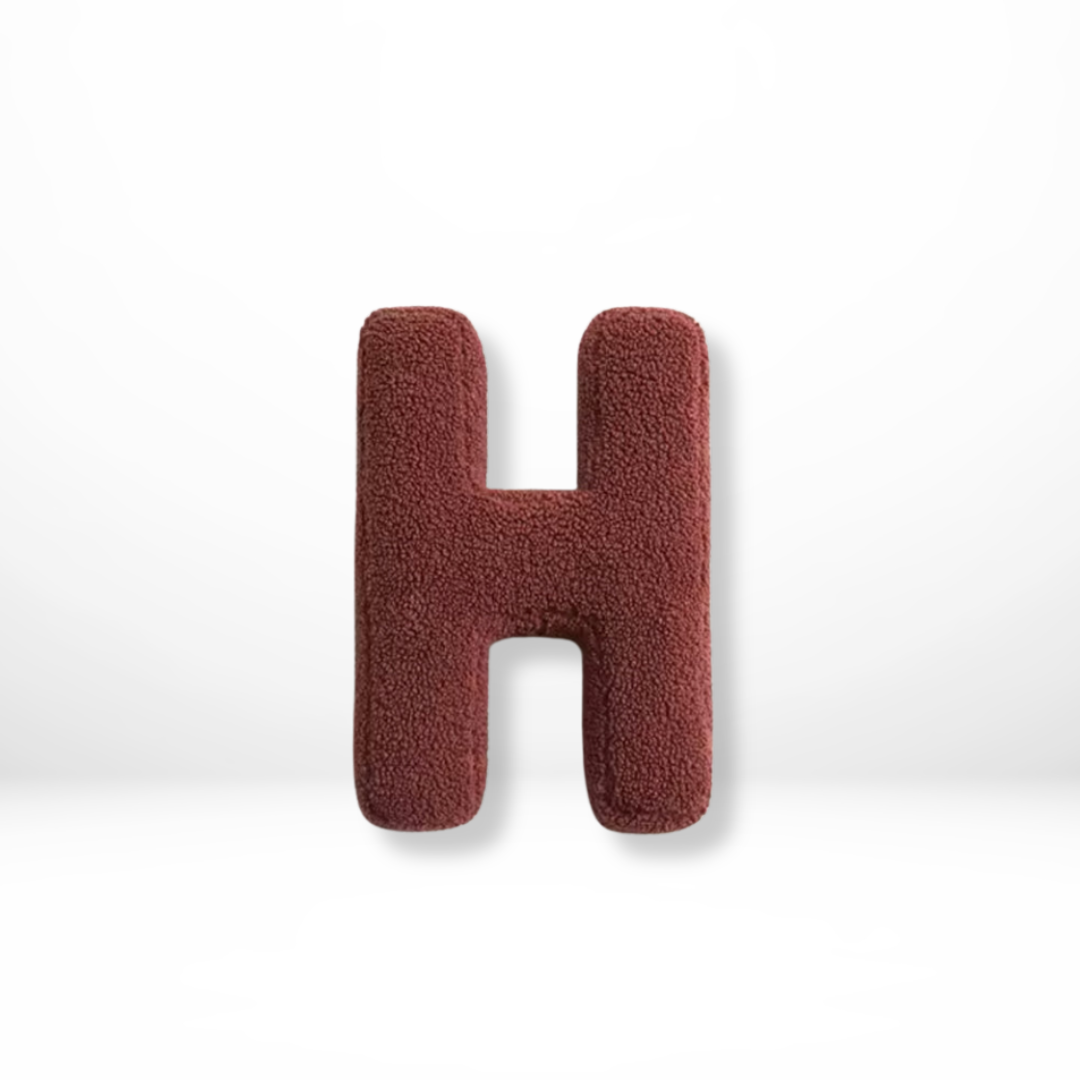 Alphabetisches Kissen | Anmutig