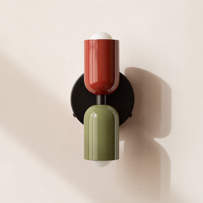 Vintage Doppelkopf Wandleuchte Schweiz | Kreatives Home Deco