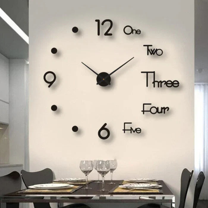 Moderne Design-Wanduhr für kreative Wandgestaltung