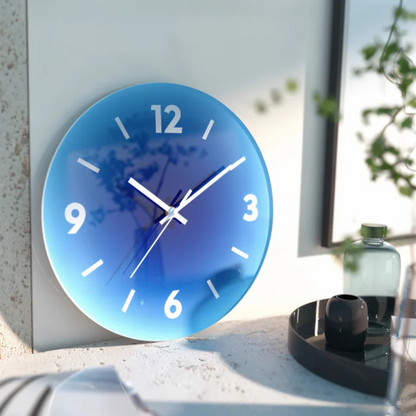 Wanduhr Im Sonnenuntergangs Design | Rund
