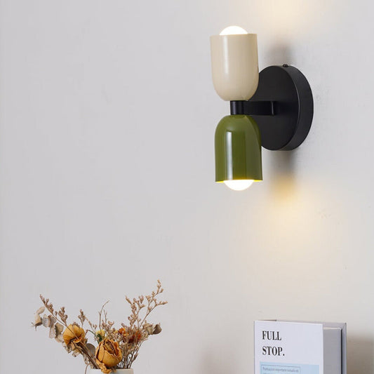 Vintage Doppelkopf Wandleuchte Schweiz | Kreatives Home Deco