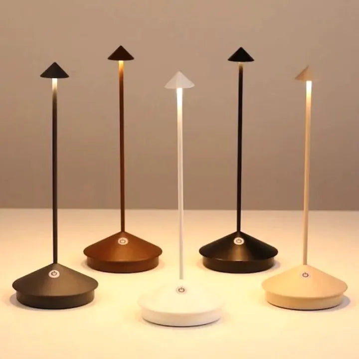 Kabellose LED Tischleuchte Mit Akku | Tragbar & Dimmbar