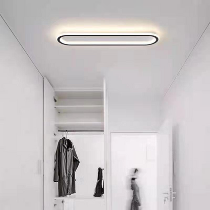 Moderne Ovale LED-Deckenleuchte Für Flure | Elegante Beleuchtung