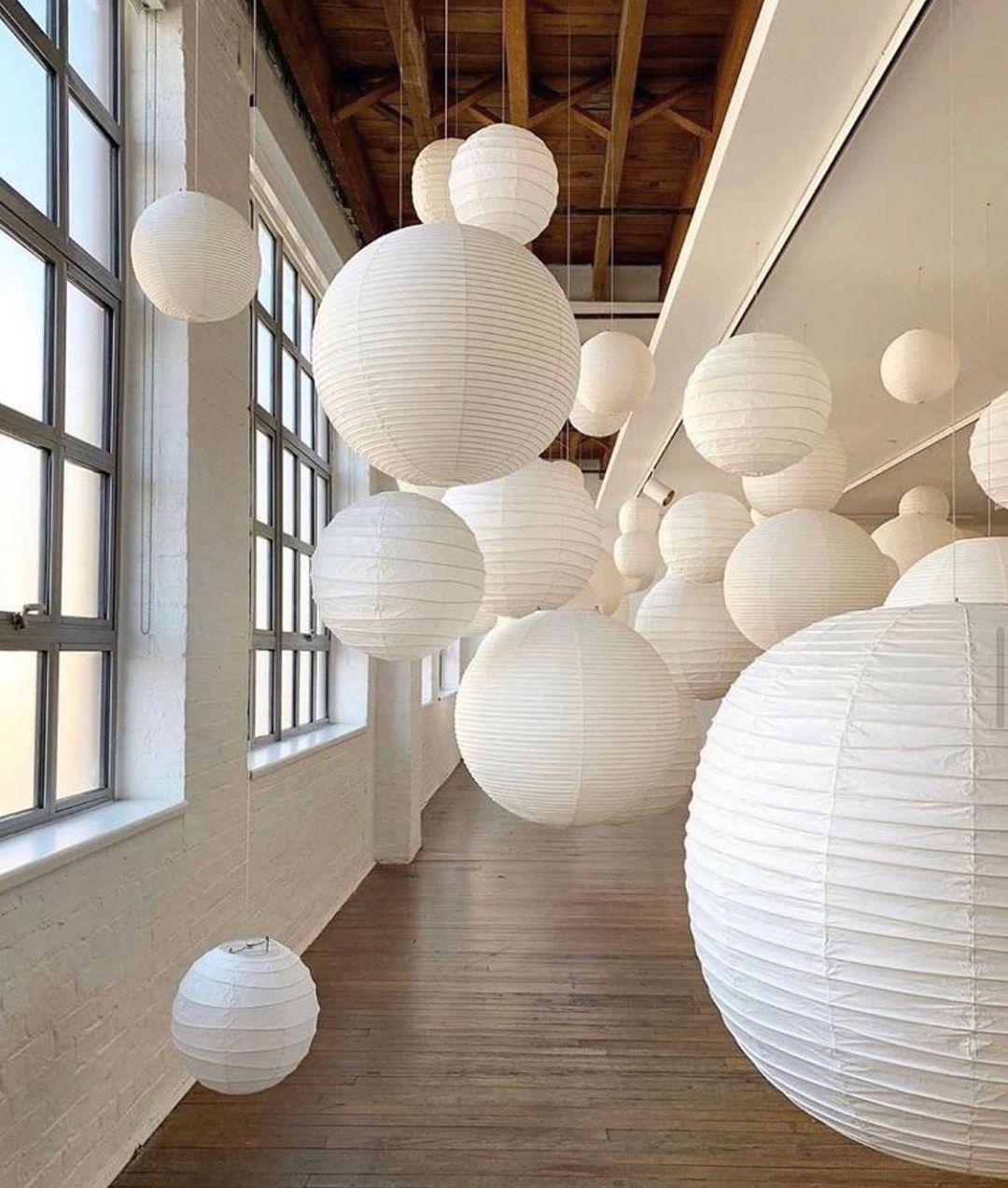 Japanische Pendelleuchte | Kugel