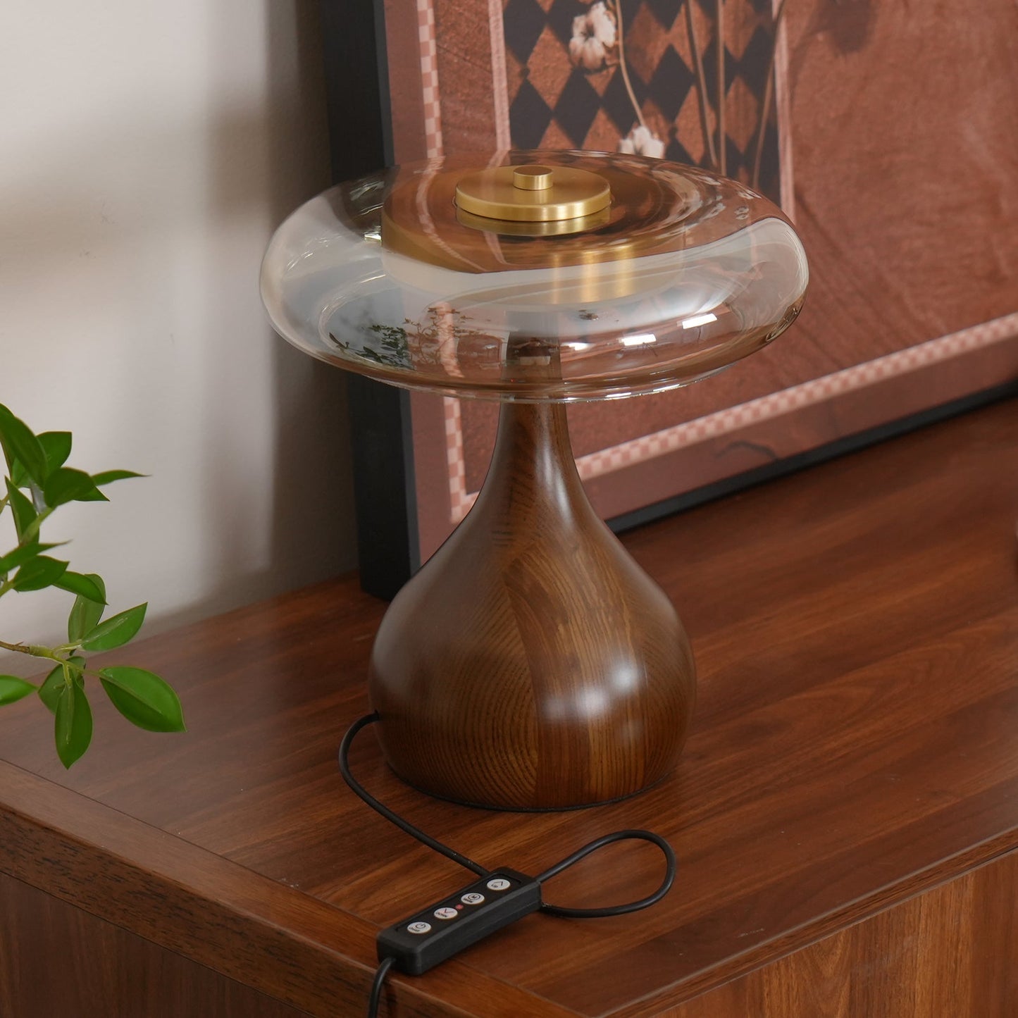 Antike Tischlampe | Pilzform