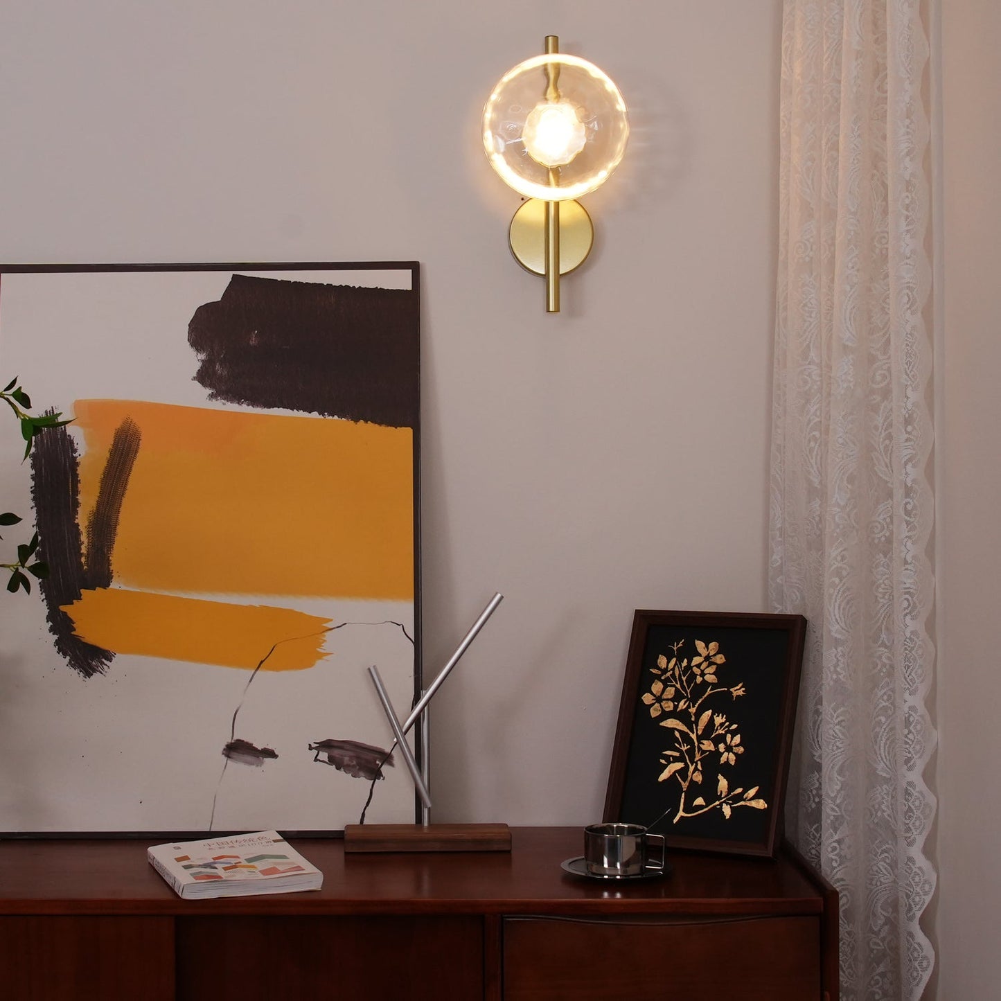 Ceto Glas Wandlampe | Für Wohnzimmer