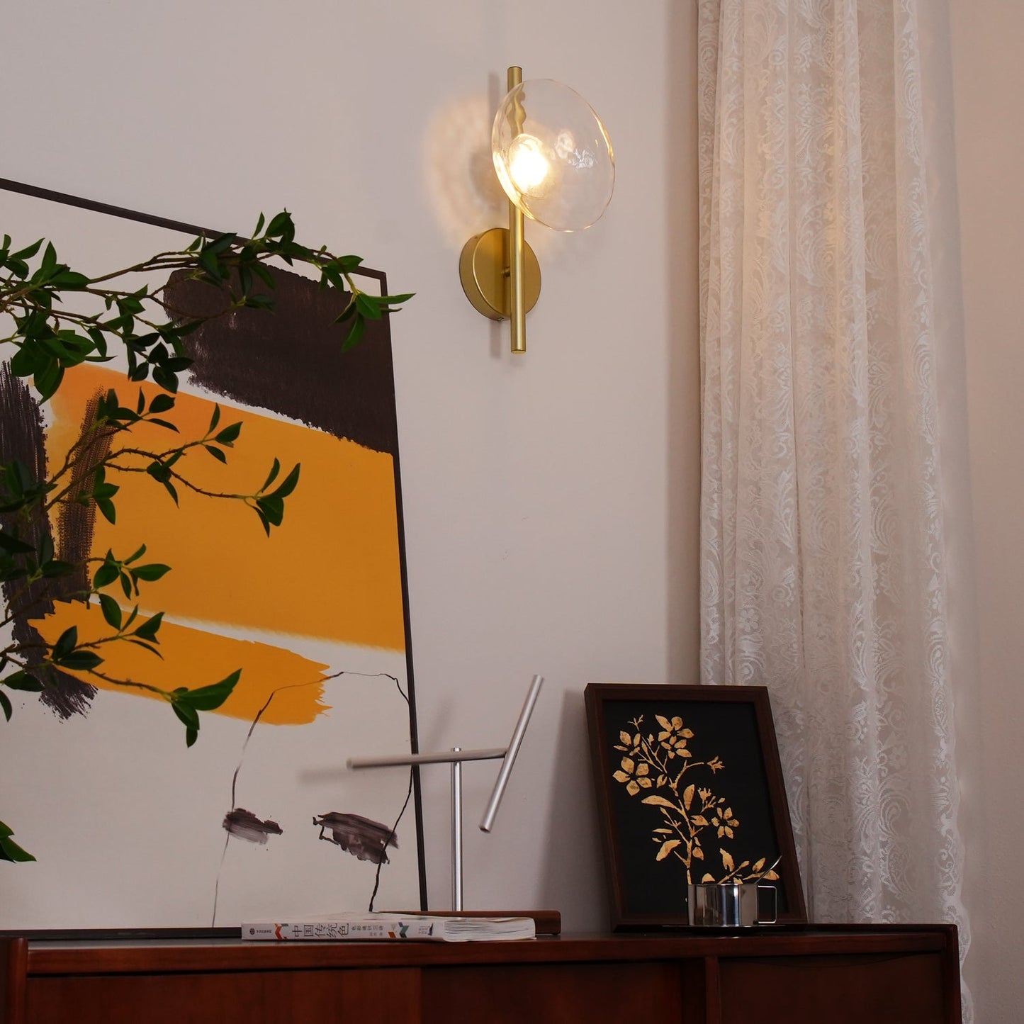 Ceto Glas Wandlampe | Für Wohnzimmer