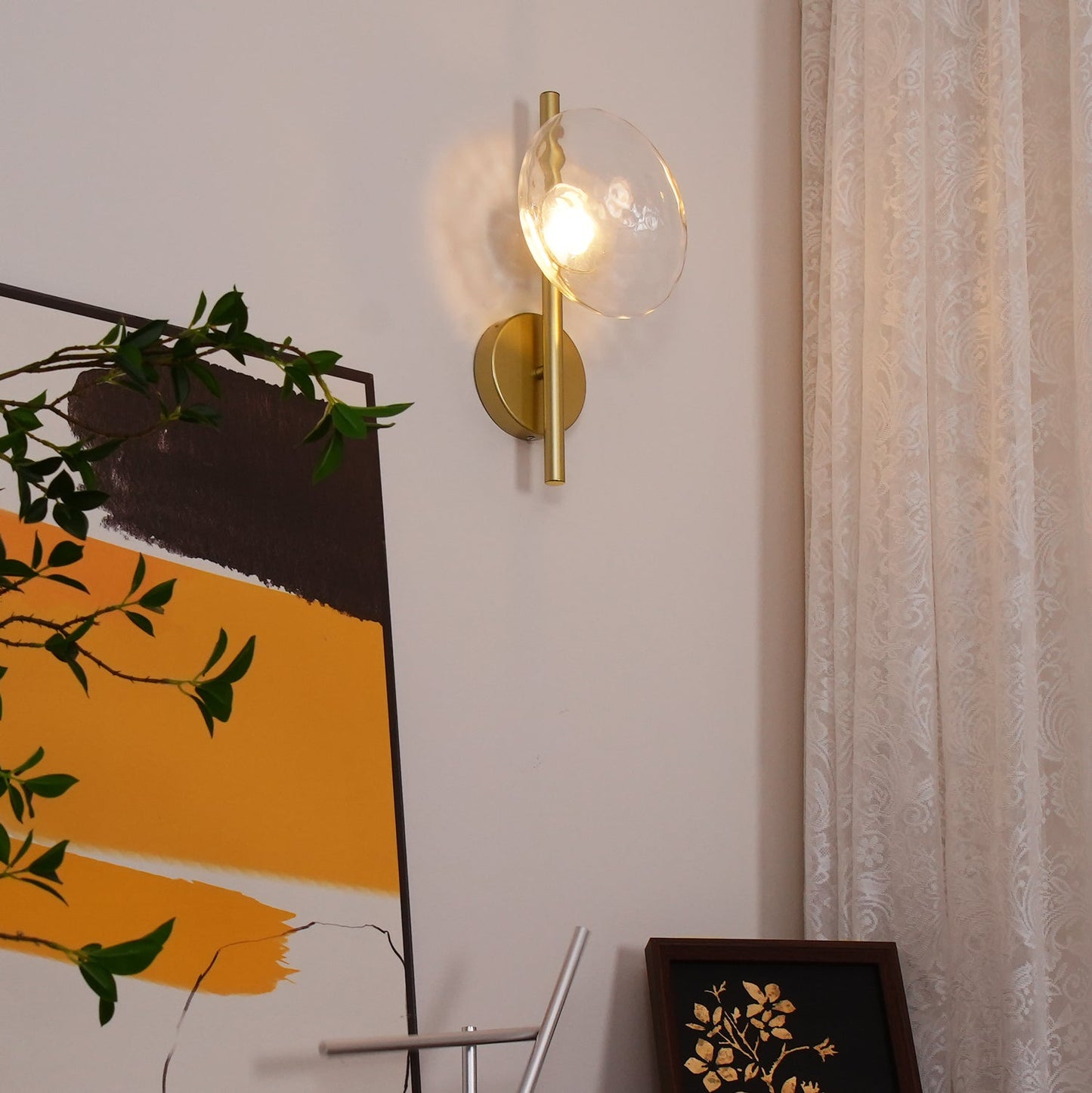 Ceto Glas Wandlampe | Für Wohnzimmer