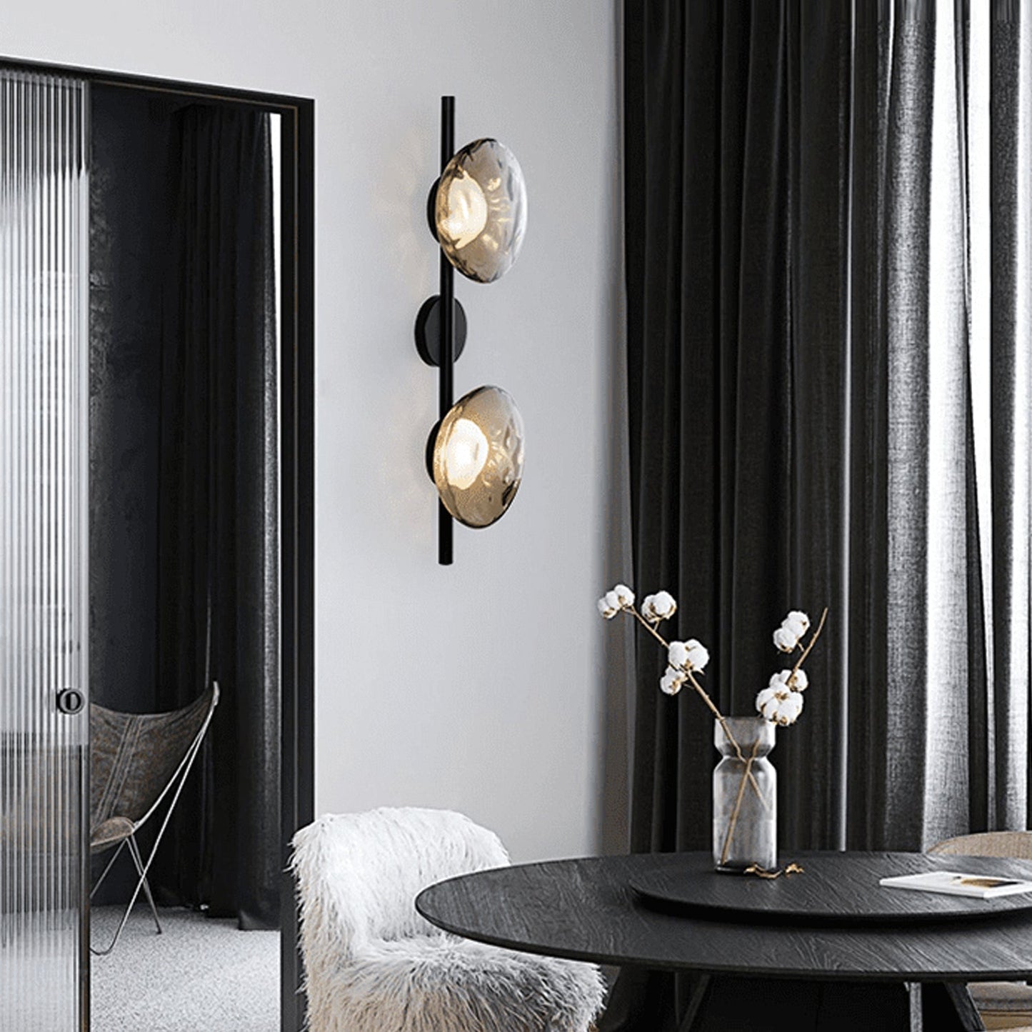 Ceto Glas Wandlampe | Für Wohnzimmer