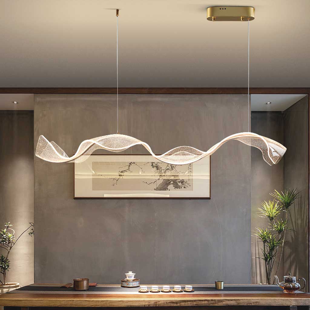 Moderne Minimalistische Luxus Kronleuchter Mit Schleifenform