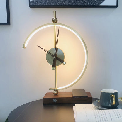Luxuriöse Lampenuhr Schweiz – LED Nachttischlampe Mit Ladegerät