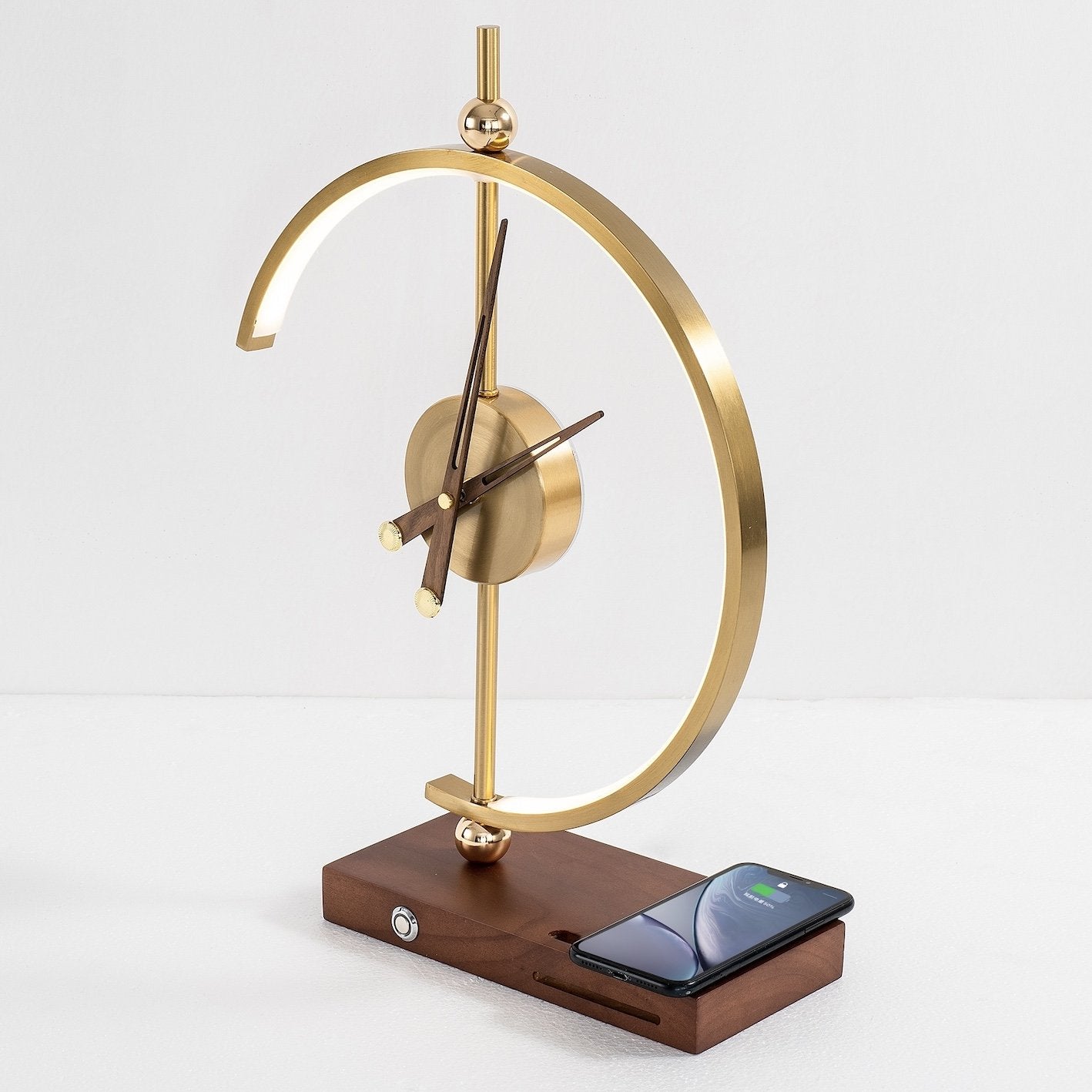 Luxuriöse Lampenuhr Schweiz – LED Nachttischlampe Mit Ladegerät