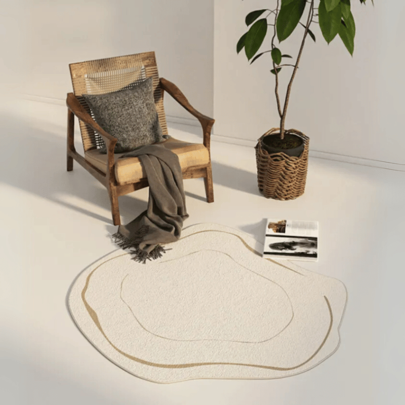 Moderner Teppich | Runde Form