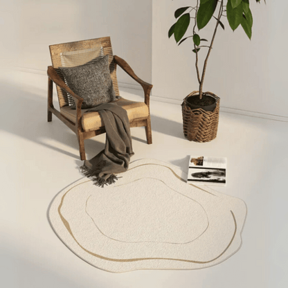 Moderner Teppich | Runde Form