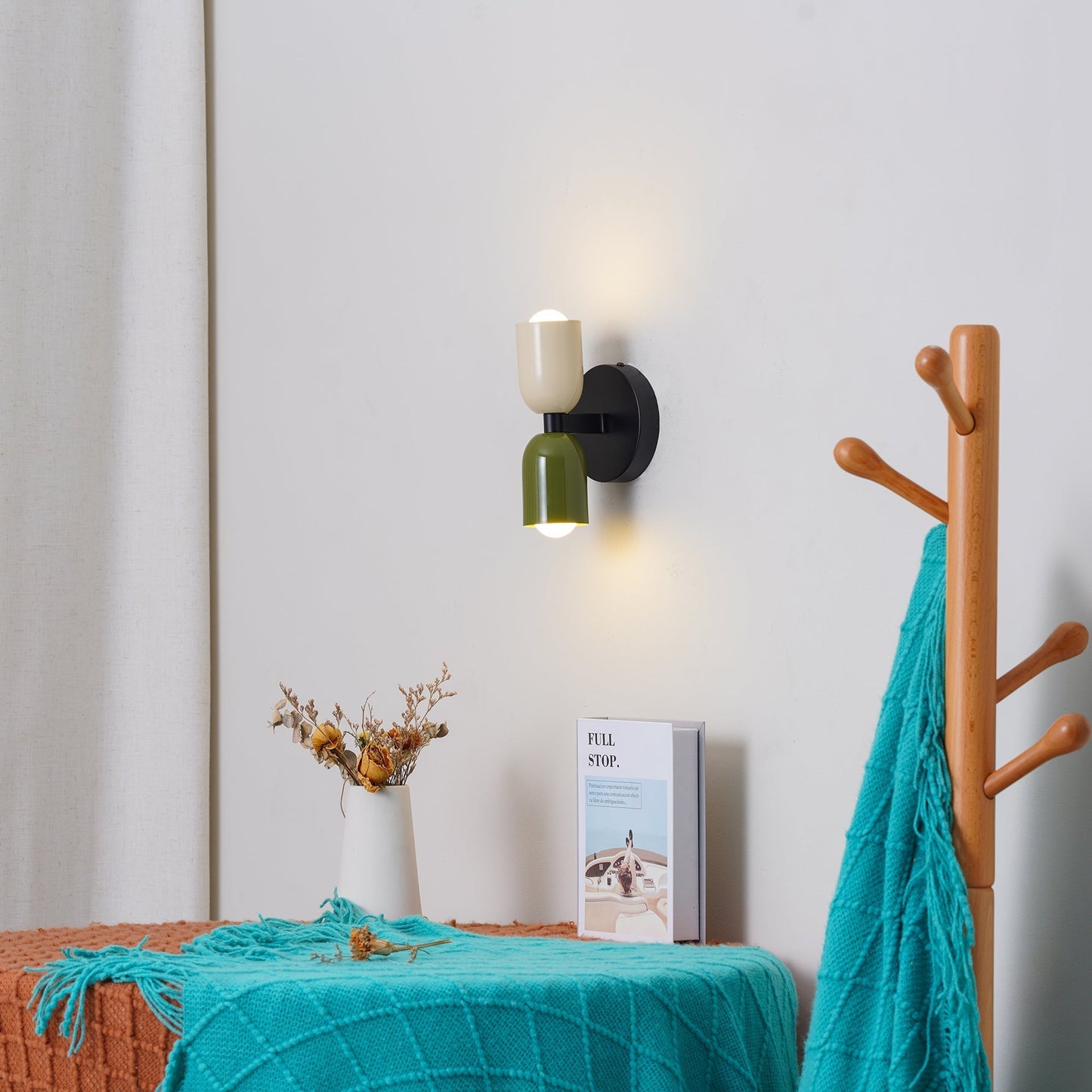 Vintage Doppelkopf Wandleuchte Schweiz | Kreatives Home Deco