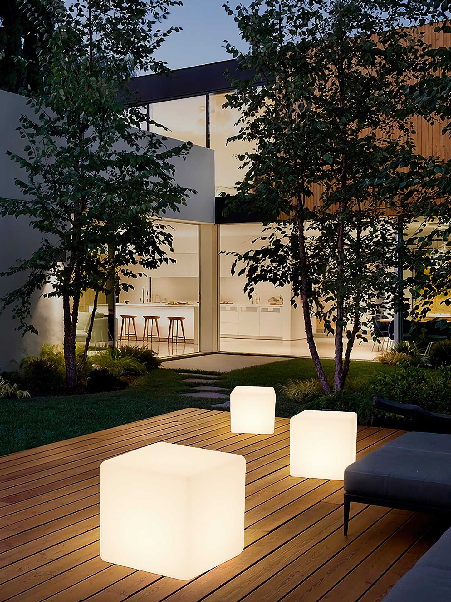 Würfel Stehlampe | LED