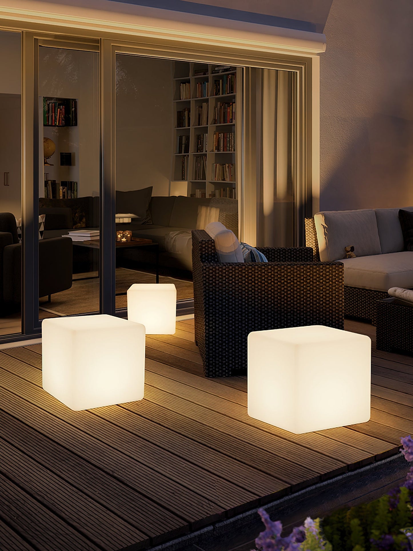 Würfel Stehlampe | LED