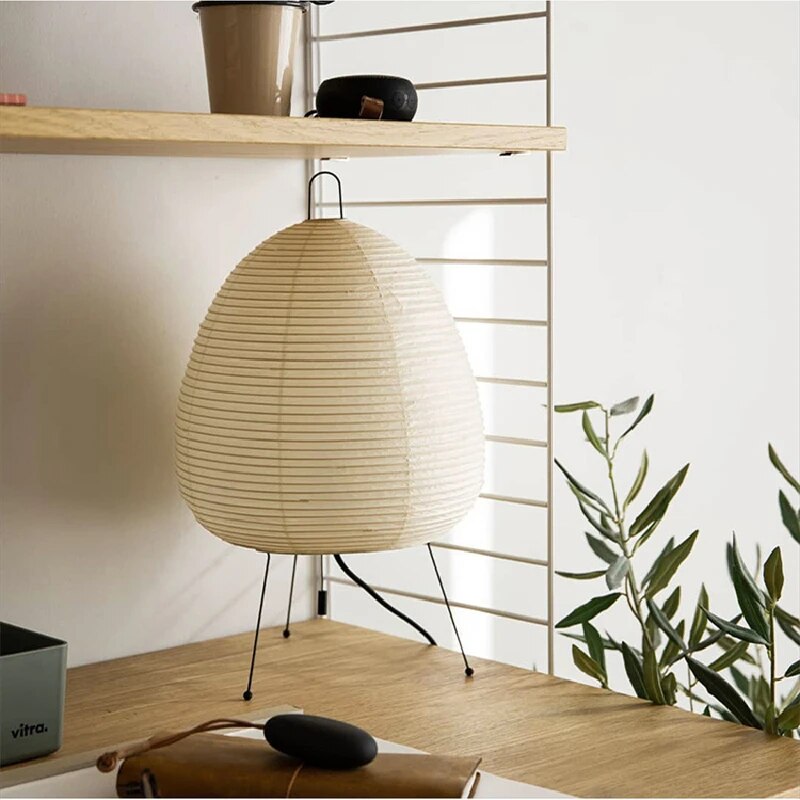 Japanische Tischlampe Aus Reispapier – Traditionelles Design Trifft Sanftes Licht