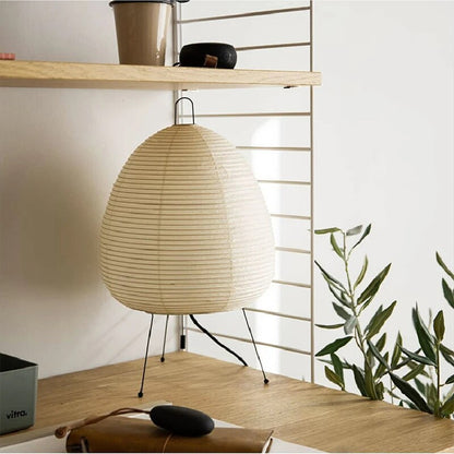 Japanische Tischlampe Aus Reispapier – Traditionelles Design Trifft Sanftes Licht