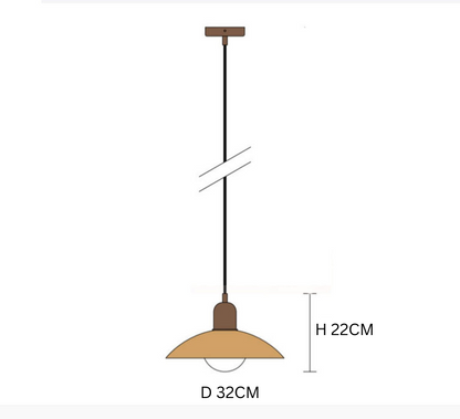 Macaron Bauhaus Pendelleuchte Schweiz | Farbige Glaslampe Modern