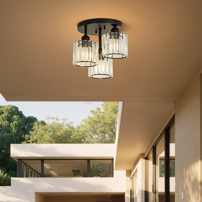 Kristall Semi-Flush Deckenleuchten | Wohnzimmer