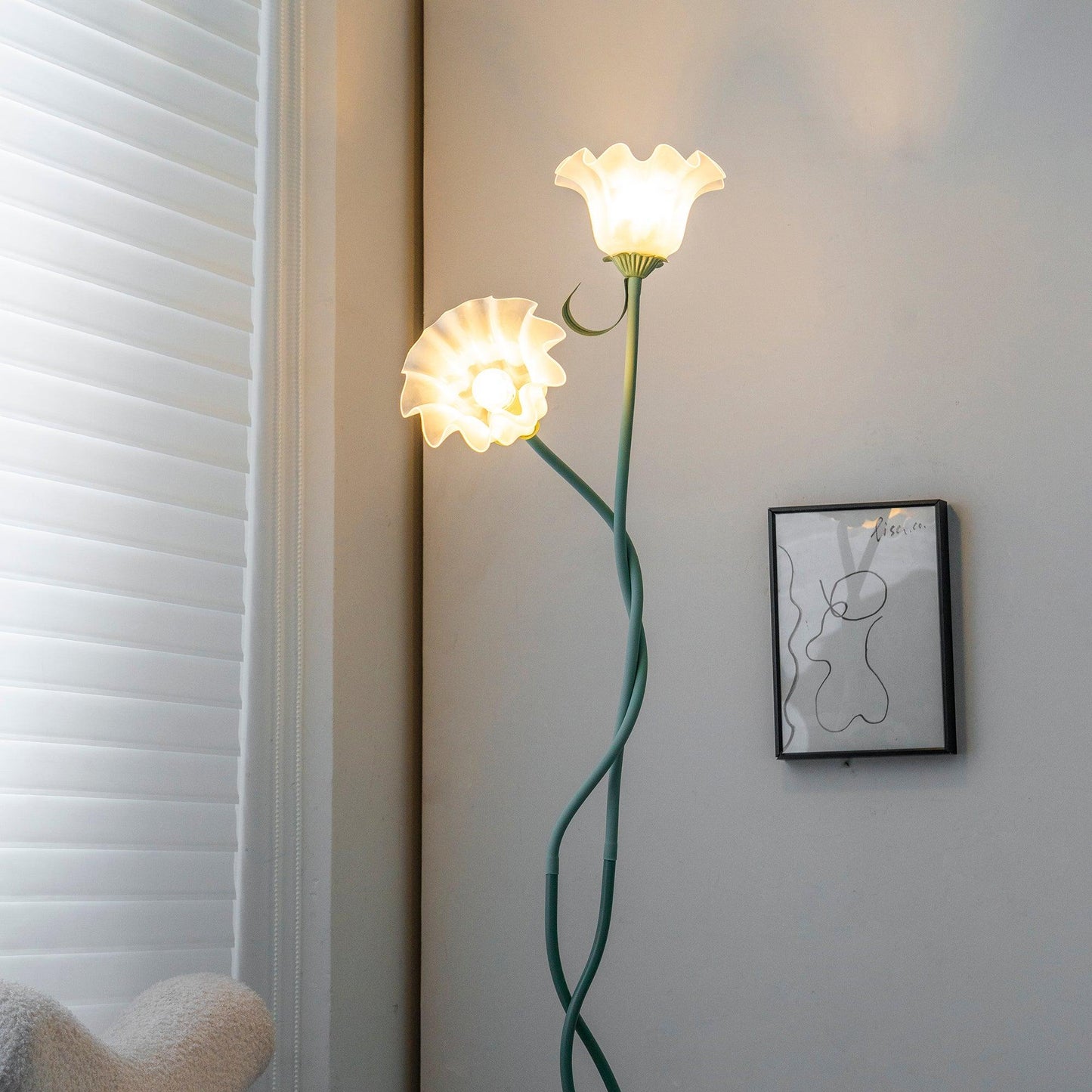 LED-Stehlampe Fürs Wohnzimmer | Blumenform