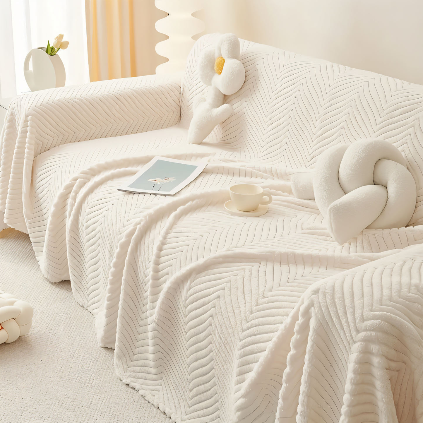 Sofaüberwurf Für Wohnzimmer | Lockere Form