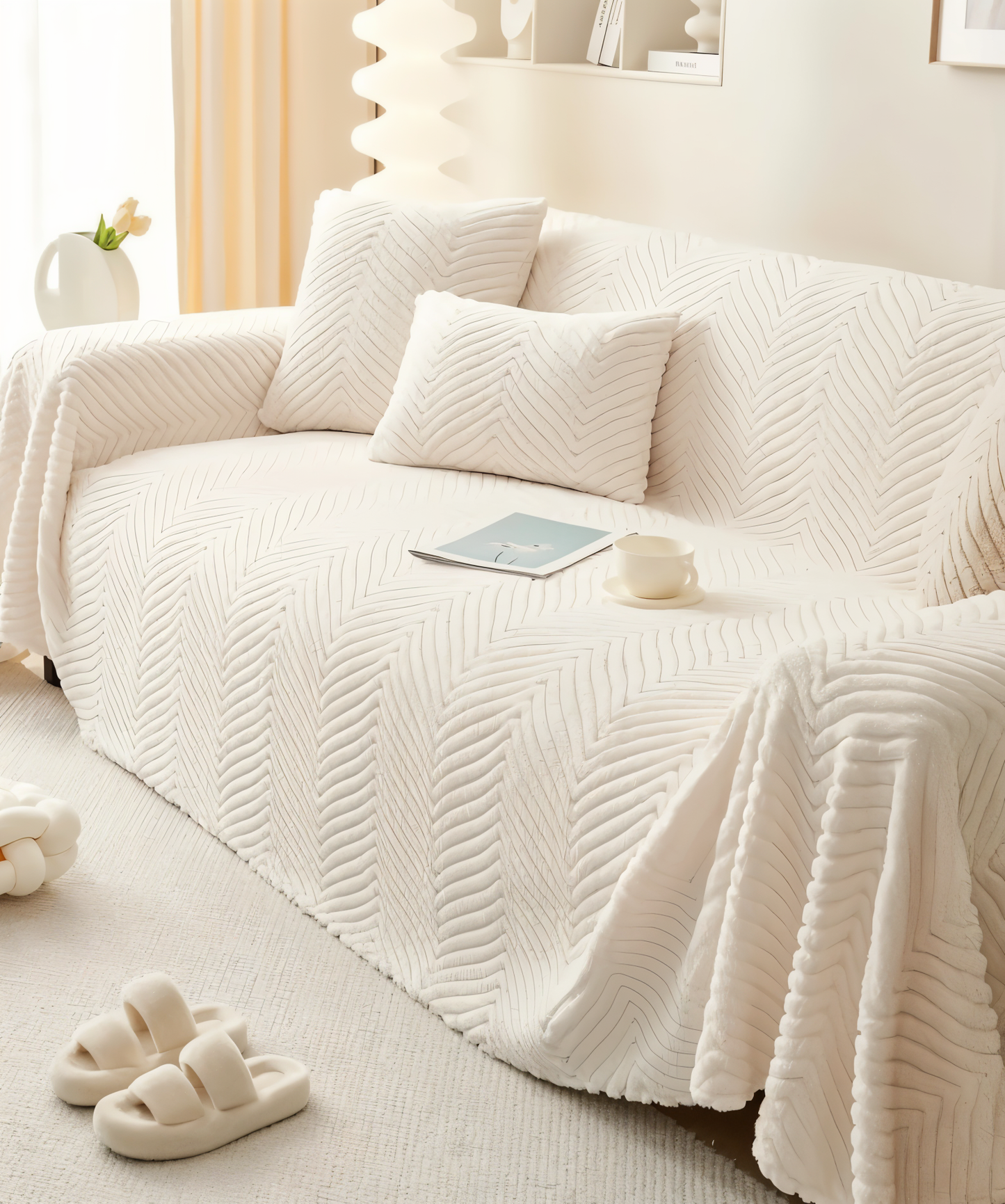 Sofaüberwurf Für Wohnzimmer | Lockere Form