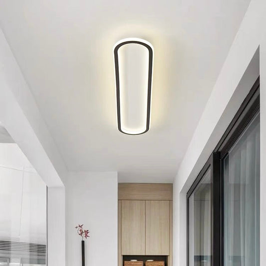 Moderne Ovale LED-Deckenleuchte Für Flure | Elegante Beleuchtung