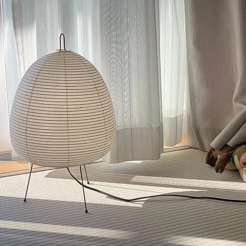 Japanische Tischlampe Aus Reispapier – Traditionelles Design Trifft Sanftes Licht