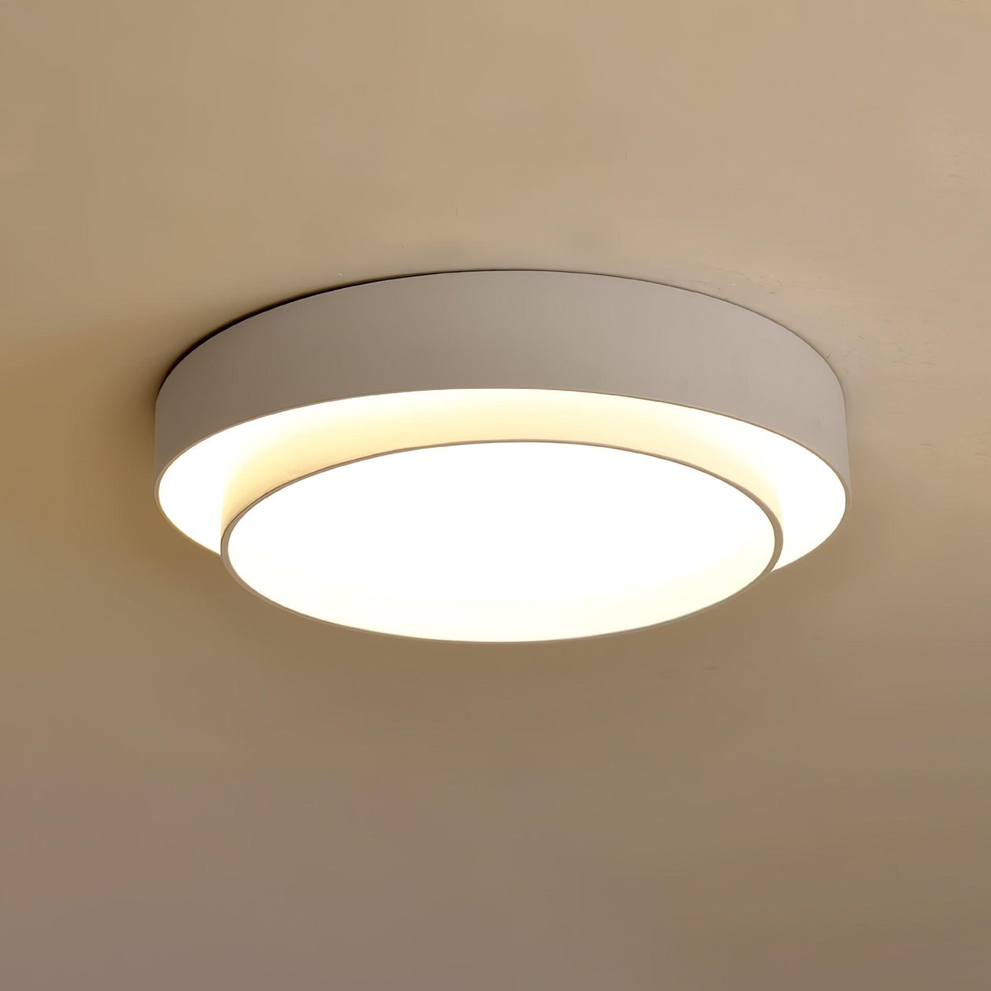Moderne LED Deckenlampe | Doppellagig