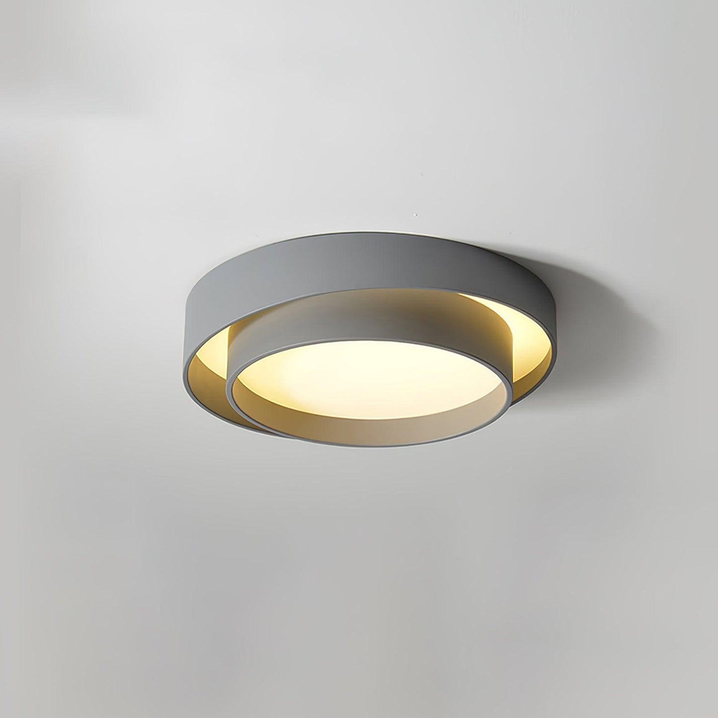 Moderne LED Deckenlampe | Doppellagig