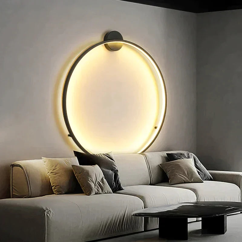 LumiRing | Runde LED-Wandleuchte Im Minimalistischen Design