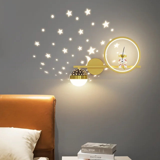 Moderne LED Wandleuchte Für Kinderzimmer | Sicher & Stilvoll Beleuchtet