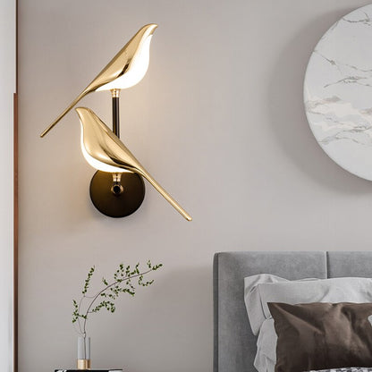 Moderne LED-Wandleuchte In Vogel-Form Für Wohnzimmer & Flur