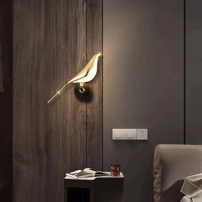 Moderne LED-Wandleuchte In Vogel-Form Für Wohnzimmer & Flur