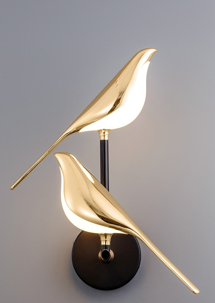 Moderne LED-Wandleuchte In Vogel-Form Für Wohnzimmer & Flur