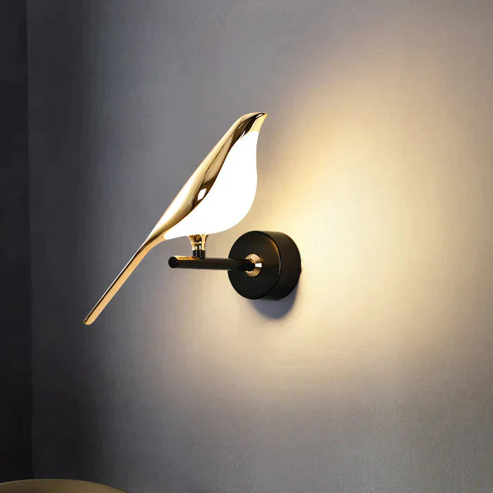 Moderne LED-Wandleuchte In Vogel-Form Für Wohnzimmer & Flur