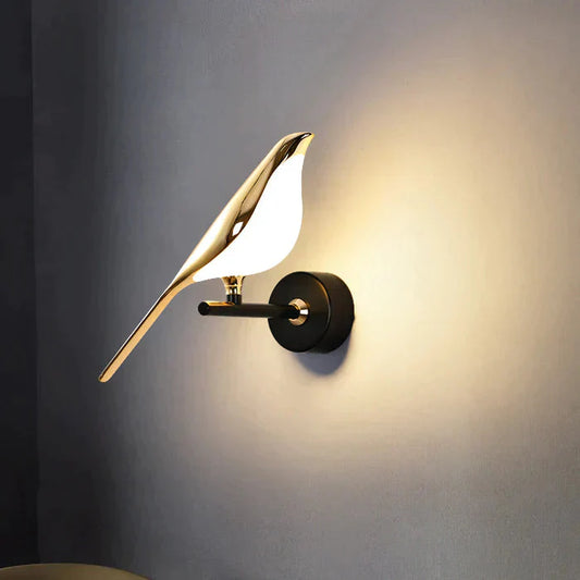 Moderne LED-Wandleuchte In Vogel-Form Für Wohnzimmer & Flur