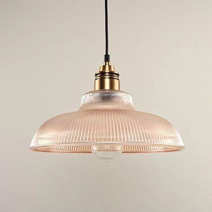 Vintage Gestreifte Pendellampe | Für Wohnzimmer