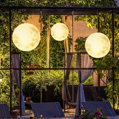 LED Garten Pendelleuchte Mondform | Magisches Licht Für Ihren Garten