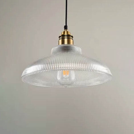 Vintage Gestreifte Pendellampe | Für Wohnzimmer